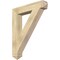 Ekena Millwork Traditional Arts & Crafts Rough Sawn Bracket, Douglas Fir, 6"W x 36"D x 44"H BKT06X36X44TRA03RDF - alternate 1
